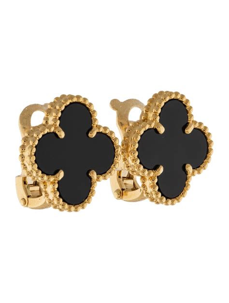 van cleef and arpels alhambra earrings replica|vintage alhambra earrings for sale.